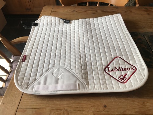 Lemieux white saddle pad - lemieux,
