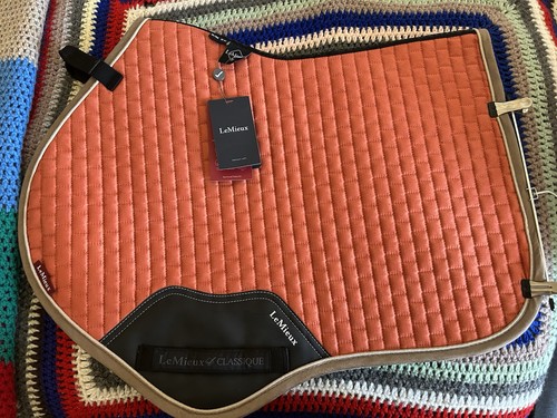 Lemieux apricot saddle pad - lemieux, cc